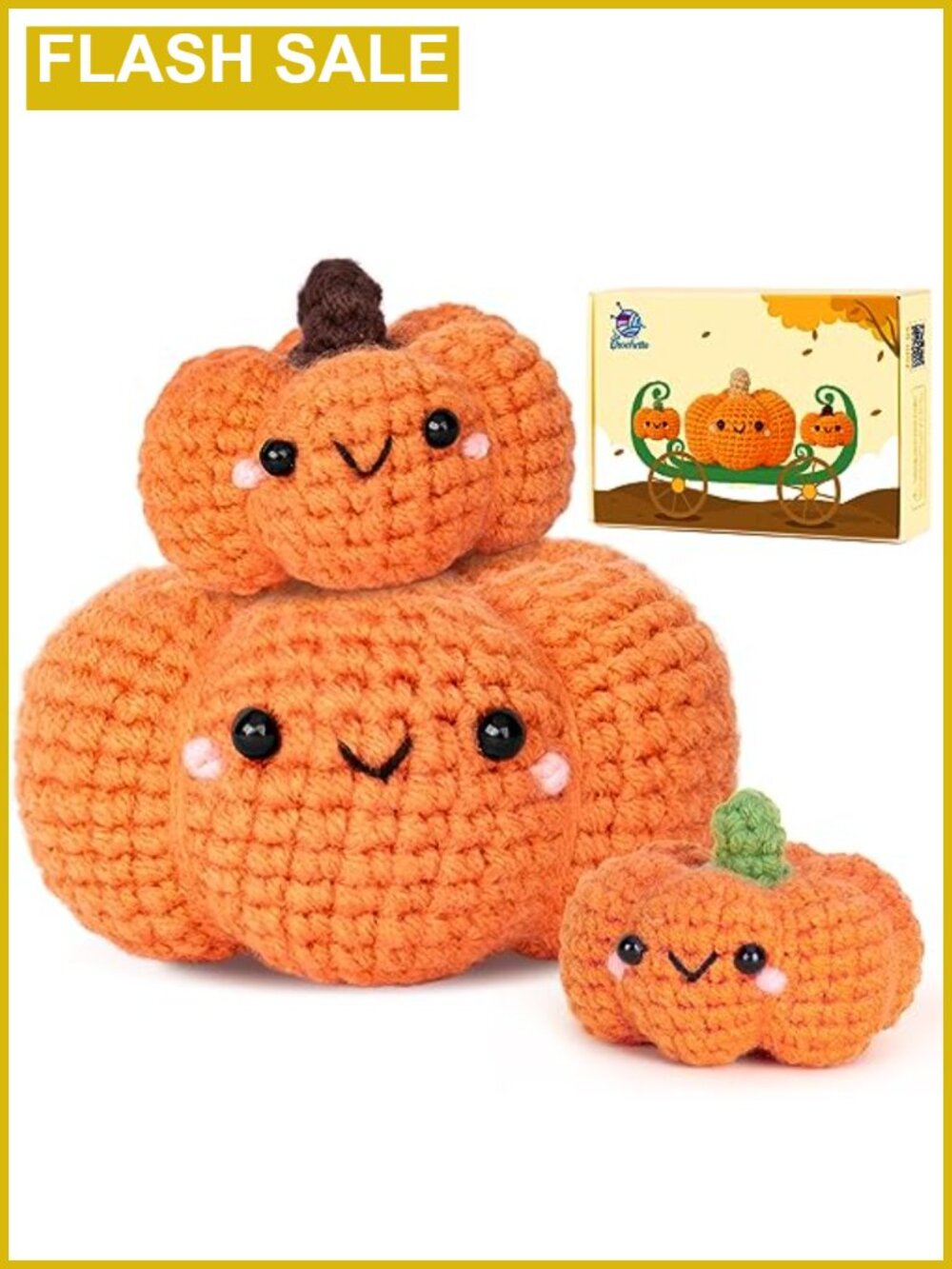 Crochet Kit for Beginners with Video Tutorials: DIY Animal Craft Set for Adults
